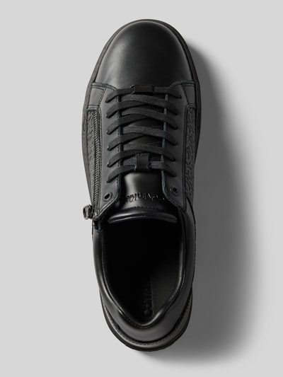 Peek & Cloppenburg CK Calvin KleinLedersneaker mit seitlichem Reißverschluss in black Neueste Mode