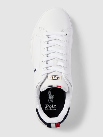 Peek & Cloppenburg Polo Ralph LaurenSneaker aus echtem Leder in weiss Online Outlet