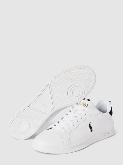 Peek & Cloppenburg Polo Ralph LaurenSneaker aus echtem Leder in weiss Online Outlet