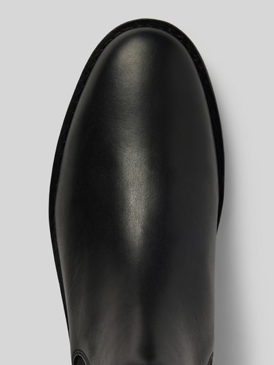 Peek & Cloppenburg Polo Ralph LaurenChelsea Boots aus Leder mit Label-Detail Modell 'TALAN' in black Blitzangebot