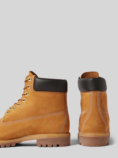 Peek & Cloppenburg TimberlandSchnürboots aus Leder mit Logo-Prägung in sand Neuheiten