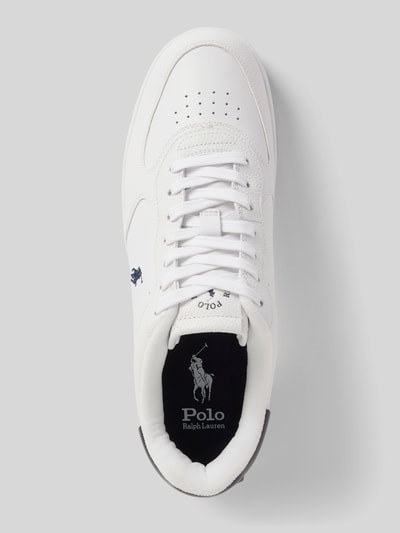 Peek & Cloppenburg Polo Ralph LaurenLedersneaker mit Logo-Stitching Modell 'MASTERS' in weiss Bestseller