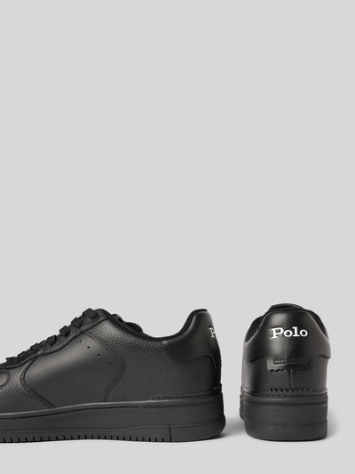Peek & Cloppenburg Polo Ralph LaurenSneaker mit Logo-Print Modell 'TRAIN 89' in black Räumungsverkauf