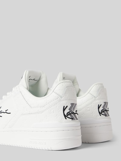 Peek & Cloppenburg KARL KANISneaker aus Leder mit Label-Stitching Modell 'KANI 89' in weiss Sonderangebote