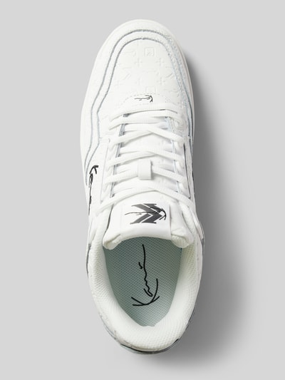 Peek & Cloppenburg KARL KANISneaker aus Leder mit Label-Stitching Modell 'KANI 89' in weiss Sonderangebote