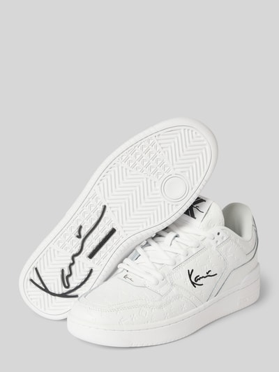 Peek & Cloppenburg KARL KANISneaker aus Leder mit Label-Stitching Modell 'KANI 89' in weiss Sonderangebote