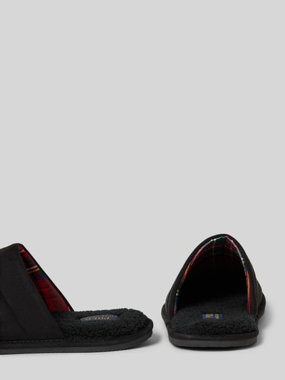 Peek & Cloppenburg Polo Ralph LaurenSlides mit Logo-Stitching Modell 'KLARENCE' in black VIP-Rabatte