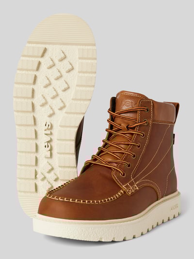 Peek & Cloppenburg Levi’s® Acc.Boots aus Leder mit Schnürung Model 'ABNER' in mittelbraun Wochenangebot
