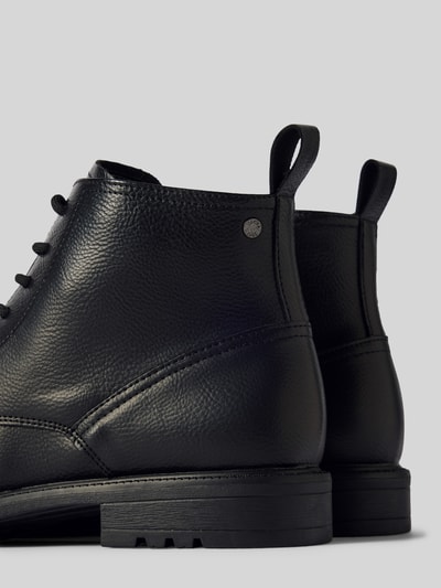 Peek & Cloppenburg Jack & JonesSchnürboots mit Label-Prägung Modell 'BARBICAN' in black Letzte 3 Tage