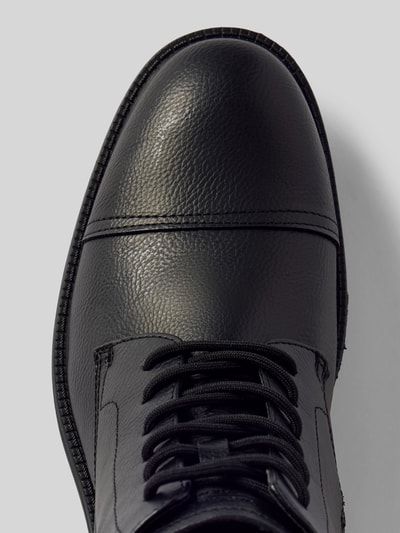 Peek & Cloppenburg Jack & JonesSchnürboots mit Label-Prägung Modell 'BARBICAN' in black Letzte 3 Tage