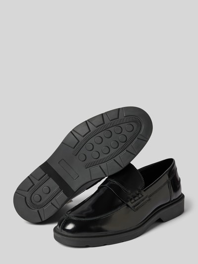 Peek & Cloppenburg Jack & JonesPenny-Loafer aus Leder mit Schaftbrücke in black Zeitbegrenzte Promotion