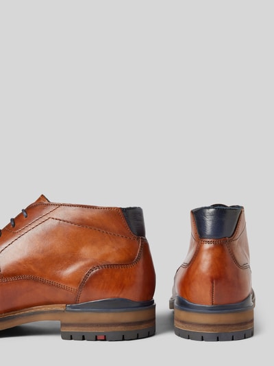 Peek & Cloppenburg LloydLederderby mit Ziernähten Modell 'HENGELO' in cognac Bis zu 50% Rabatt