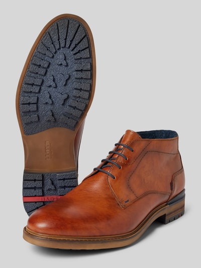 Peek & Cloppenburg LloydLederderby mit Ziernähten Modell 'HENGELO' in cognac Bis zu 50% Rabatt
