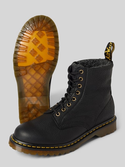 Peek & Cloppenburg Dr. MartensSchürboots aus Leder mit Innenfutter in black Vierteljährliche Förderung