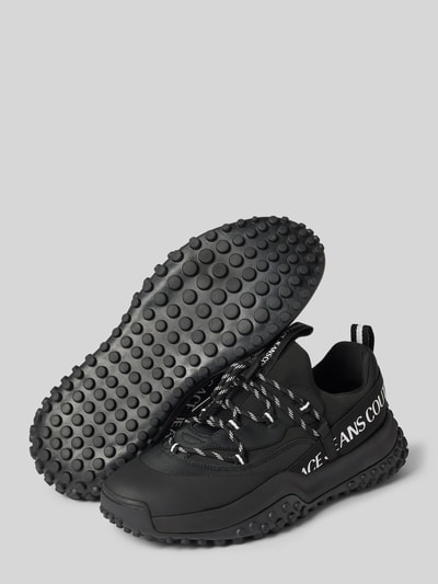 Peek & Cloppenburg Versace Jeans CoutureSneaker mit Label-Print Modell 'FONDO HYBER' in black Bis zu 55% Rabatt