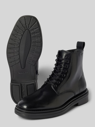 Peek & Cloppenburg GantBoots aus Leder mit Reißverschluss Modell 'Boggar' in black Super Rabatt