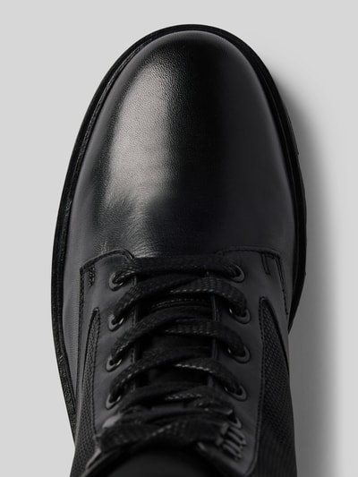 Peek & Cloppenburg JOOP! SHOESLederboots mit Zugschlaufe Modell 'tela stampa hektor' in black 50% Rabatt mit kostenlosem Versand