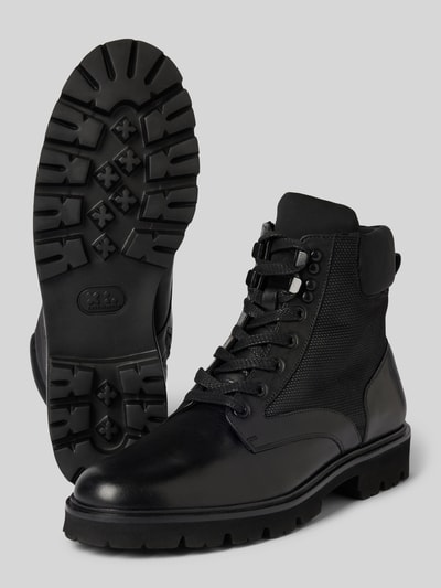 Peek & Cloppenburg JOOP! SHOESLederboots mit Zugschlaufe Modell 'tela stampa hektor' in black 50% Rabatt mit kostenlosem Versand