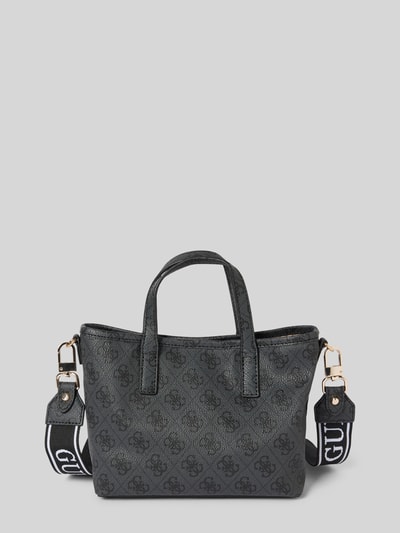 Peek & Cloppenburg GuessHandtasche mit Label-Details Modell 'LATONA' in anthrazit melange Online