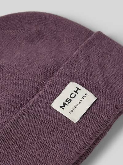 Peek & Cloppenburg MSCH CopenhagenBeanie mit Label-Patch Modell 'Mojo' in mauve Auslauf
