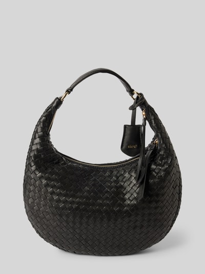 Peek & Cloppenburg AbroHandtasche in Flecht-Optik Modell 'NANA' in black Fabrikverkauf
