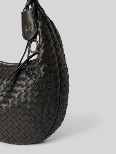 Peek & Cloppenburg AbroHandtasche in Flecht-Optik Modell 'NANA' in black Fabrikverkauf