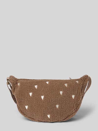 Peek & Cloppenburg STUDIO NOOSUmhängetasche mit Label-Patch in taupe Günstig kaufen