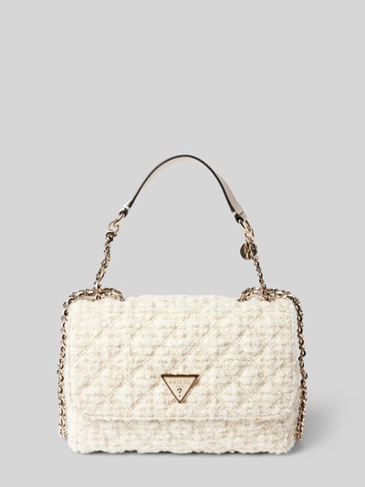 Peek & Cloppenburg GuessHandtasche mit Label-Applikation Modell 'GIULLY 2' in offwhite Exklusivangebot