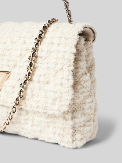 Peek & Cloppenburg GuessHandtasche mit Label-Applikation Modell 'GIULLY 2' in offwhite Exklusivangebot