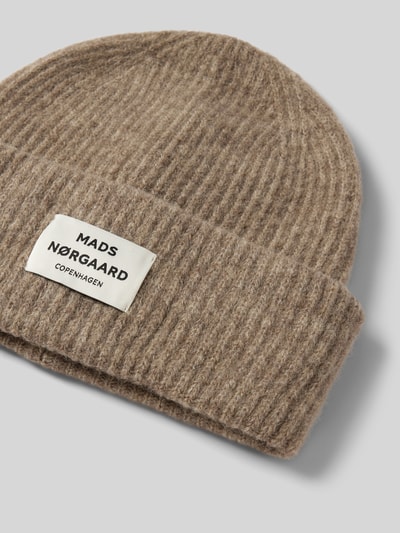 Peek & Cloppenburg MADS NØRGAARDMütze mit Label-Detail Modell 'Tosca' in beige Cyber Monday