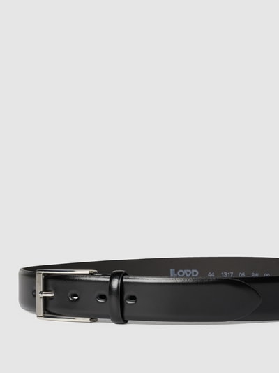 Peek & Cloppenburg Lloyd Men's BeltsLedergürtel mit Dornschließe in black Große Rabatte