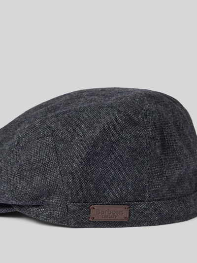 Peek & Cloppenburg BarbourSchiebermütze mit Strukturmuster Modell 'Barlow' in dunkelgrau Bestseller