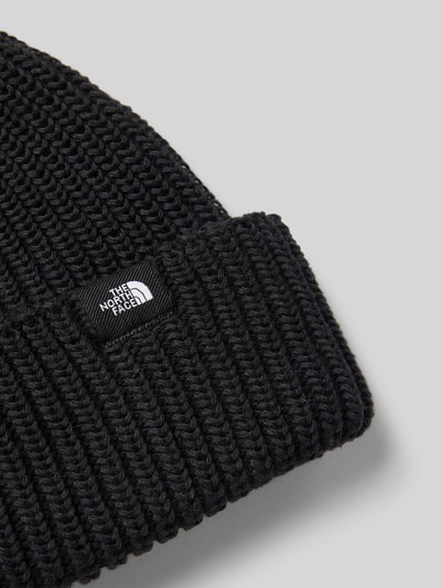 Peek & Cloppenburg The North FaceStrickmütze mit Label-Patch in black Saisonale Angebote