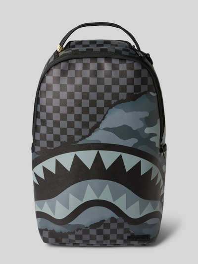 Peek & Cloppenburg SpraygroundRucksack mit Motiv-Print Modell 'SPLIT UP' in anthrazit Räumungsverkauf