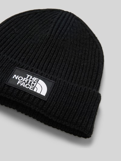 Peek & Cloppenburg The North FaceStrickmütze mit Label-Patch in black Sonderangebote