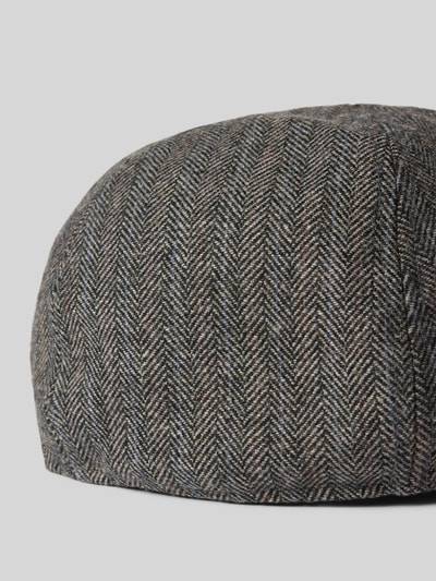 Peek & Cloppenburg BartsSchiebermütze mit Label-Badge Modell 'MR. MITCHELL' in dunkelgrau melange Wochenangebot