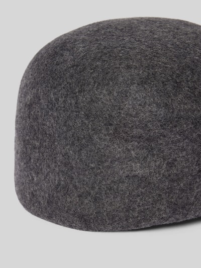 Peek & Cloppenburg Müller HeadwearSchiebermütze aus Wolle in dunkelgrau melange Kostenlose Rückgabe
