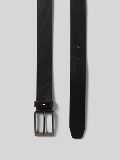 Peek & Cloppenburg Tommy HilfigerLedergürtel mit Logo-Applikation Modell 'LAYTON' in black Bis zu 50% Rabatt