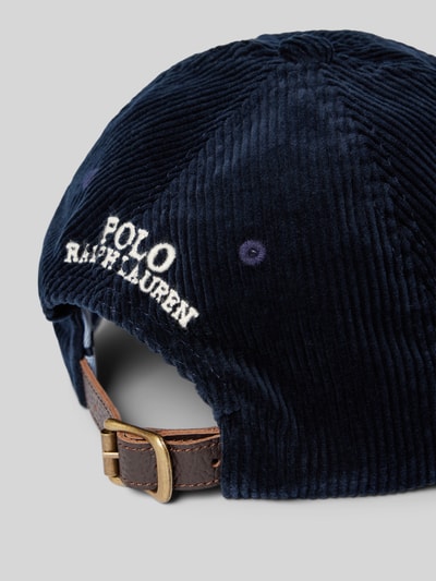 Peek & Cloppenburg Polo Ralph LaurenCap aus Cord mit Label-Stitching in marine Bis zu 60% Rabatt