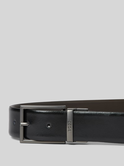 Peek & Cloppenburg BOSSLedergürtel mit Label-Gravur Modell 'Otano' in black Bis zu 65% Rabatt