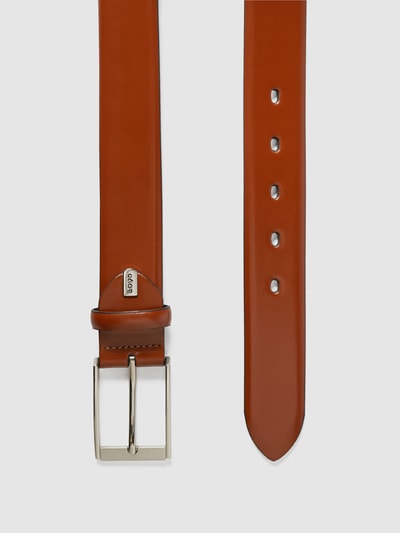 Peek & Cloppenburg Lloyd Men's BeltsLedergürtel mit Dornschließe in cognac Rabatte dieses Monats