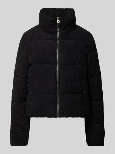 Peek & Cloppenburg OnlyRegular Fit Steppjacke aus Cord Modell 'NEWDOLLY' in metallic black Fabrikverkauf