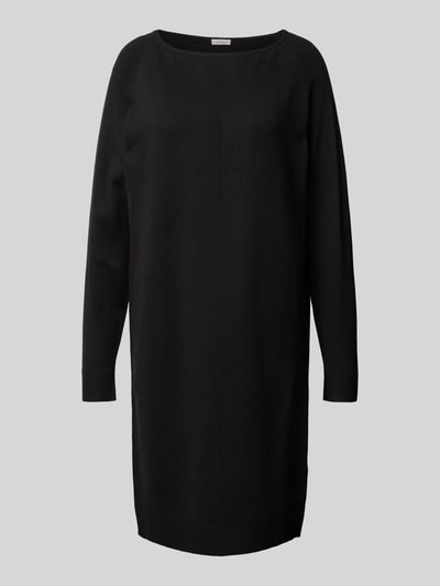 Peek & Cloppenburg s.Oliver RED LABELRelaxed Fit Feinstrickkleid mit U-Boot-Ausschnitt in black Kostenloser Versand