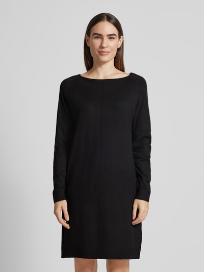 Peek & Cloppenburg s.Oliver RED LABELRelaxed Fit Feinstrickkleid mit U-Boot-Ausschnitt in black Kostenloser Versand