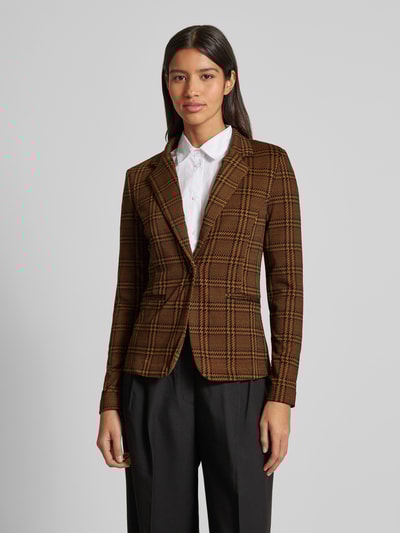 Peek & Cloppenburg ICHIBlazer mit Reverskragen Modell 'KATE' in mittelbraun Fabrik Onlineshop