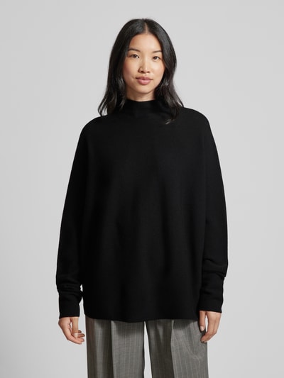 Peek & Cloppenburg DrykornStrickpullover aus Schurwolle mit Stehkragen Modell 'LYZA' in black Rabatt
