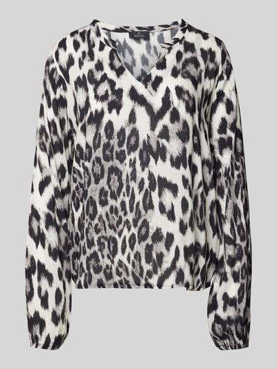 Peek & Cloppenburg monariRegular Fit Bluse aus Viskose mit Stehkragen in black Günstig kaufen