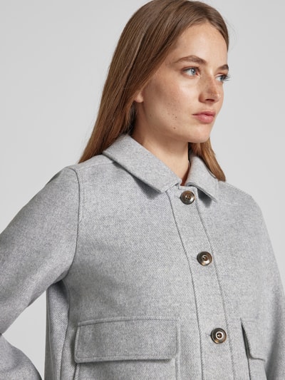 Peek & Cloppenburg commaJacke mit Umlegekragen in mittelgrau Begrenztes Angebot
