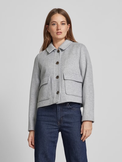 Peek & Cloppenburg commaJacke mit Umlegekragen in mittelgrau Begrenztes Angebot
