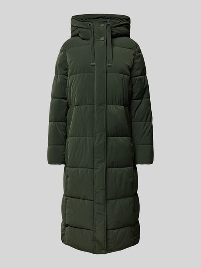 Peek & Cloppenburg Christian Berg Woman SelectionSteppmantel mit Kapuze in dunkelgruen Online Shopping